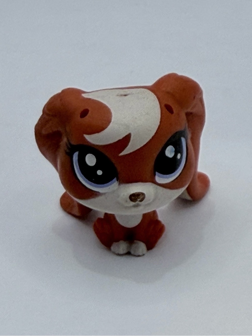 Small Pets Brown & White Puppy Figurine - Collectible Toy LPS
